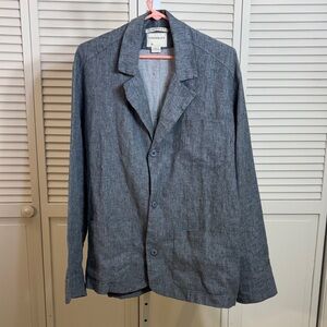 Crossley Men's Linen & Organic Cotton Lightweight Blazer Large